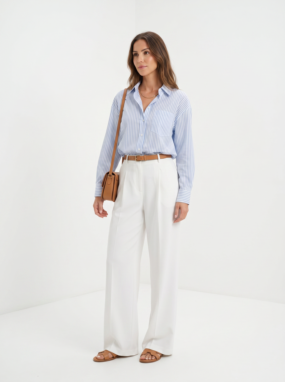 Guillemette | Pantalon large ceinturé