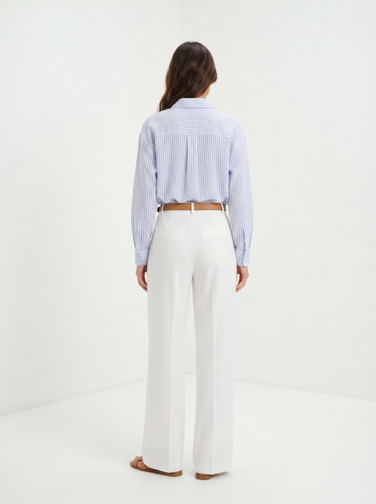 Guillemette | Pantalon large ceinturé