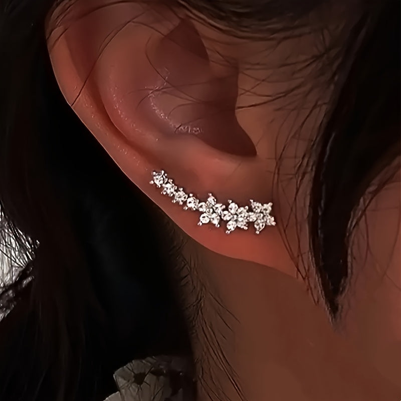 Gloria - Élégantes boucles d’oreilles florales intemporelles
