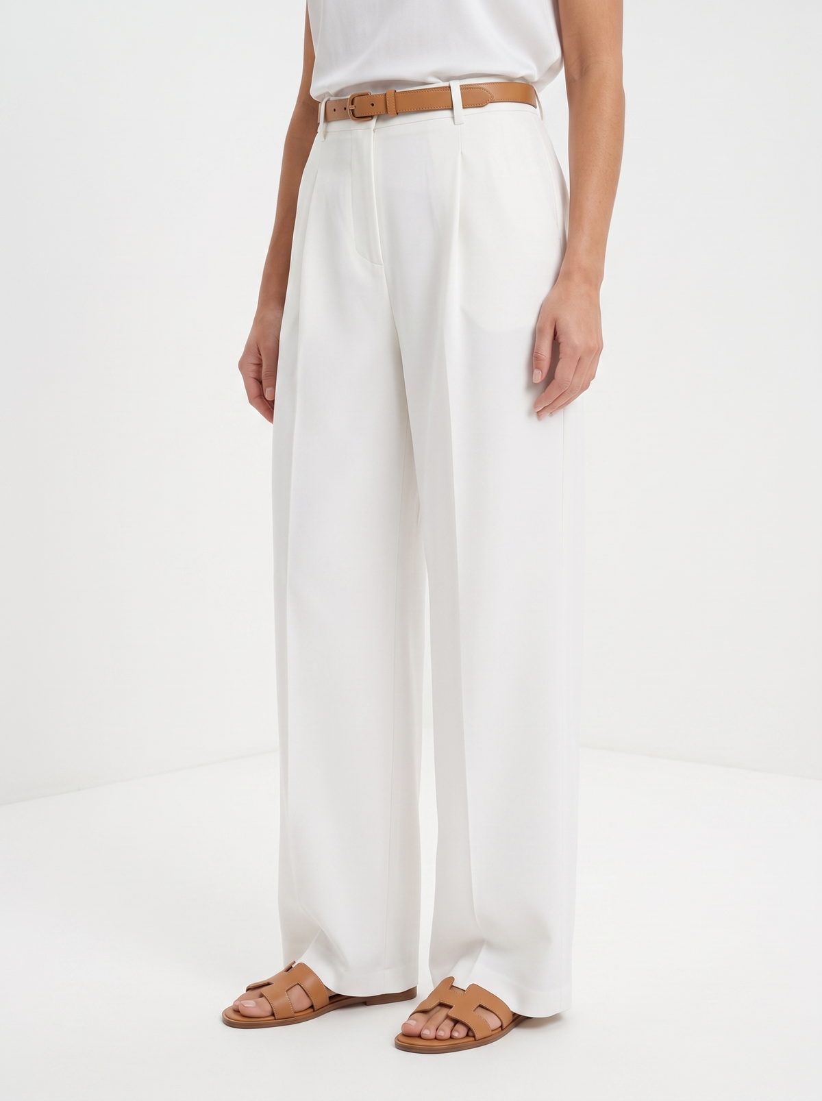Guillemette | Pantalon large ceinturé