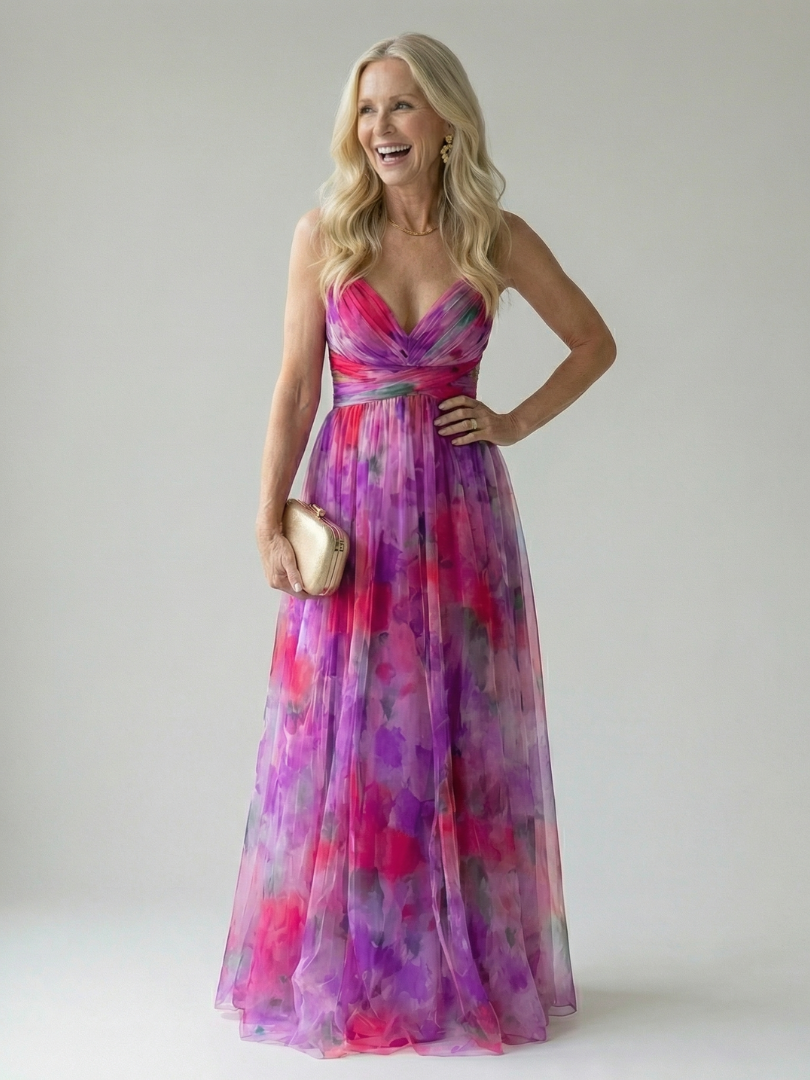 Chloé | Robe Maxi à Enveloppe Douce Isel