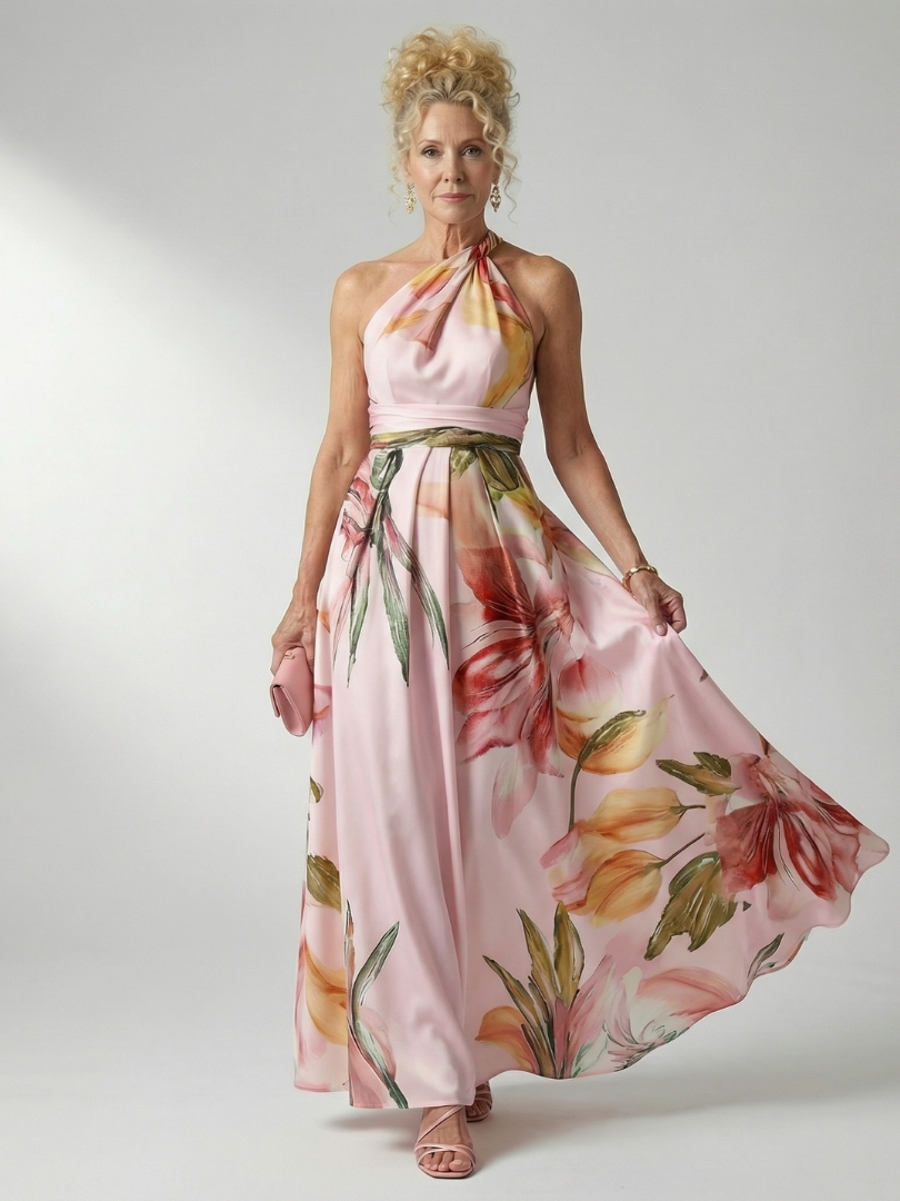 Aurélie | Robe Maxi Fleurie Légère Amiel