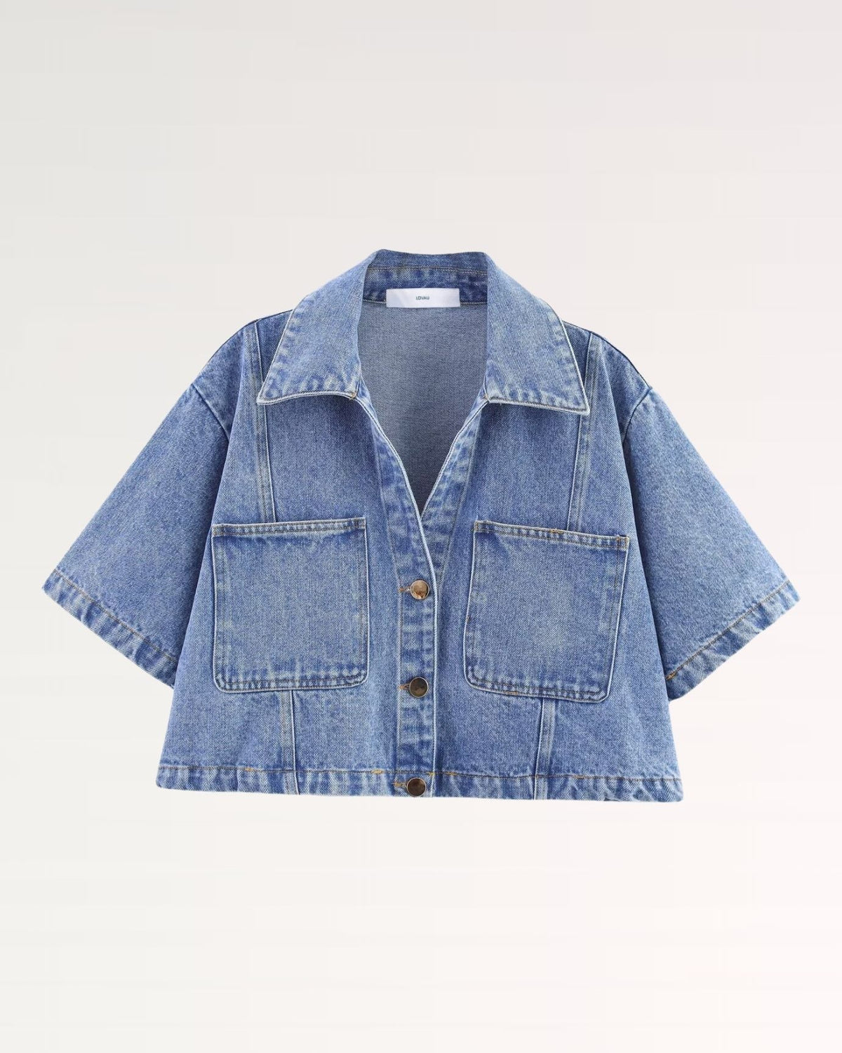 Ernestine | Chemise en denim à poches