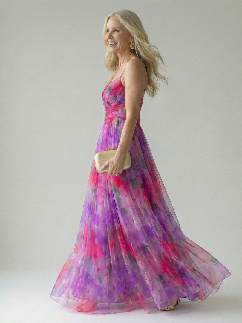 Chloé | Robe Maxi à Enveloppe Douce Isel