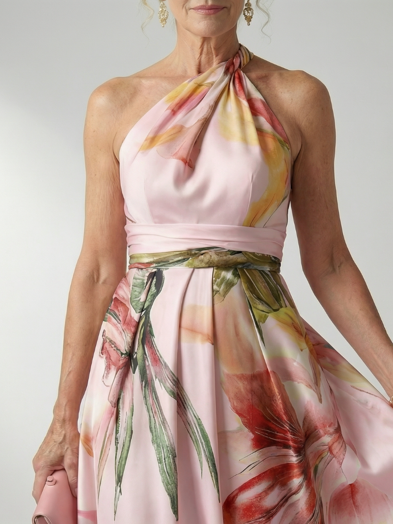 Aurélie | Robe Maxi Fleurie Légère Amiel