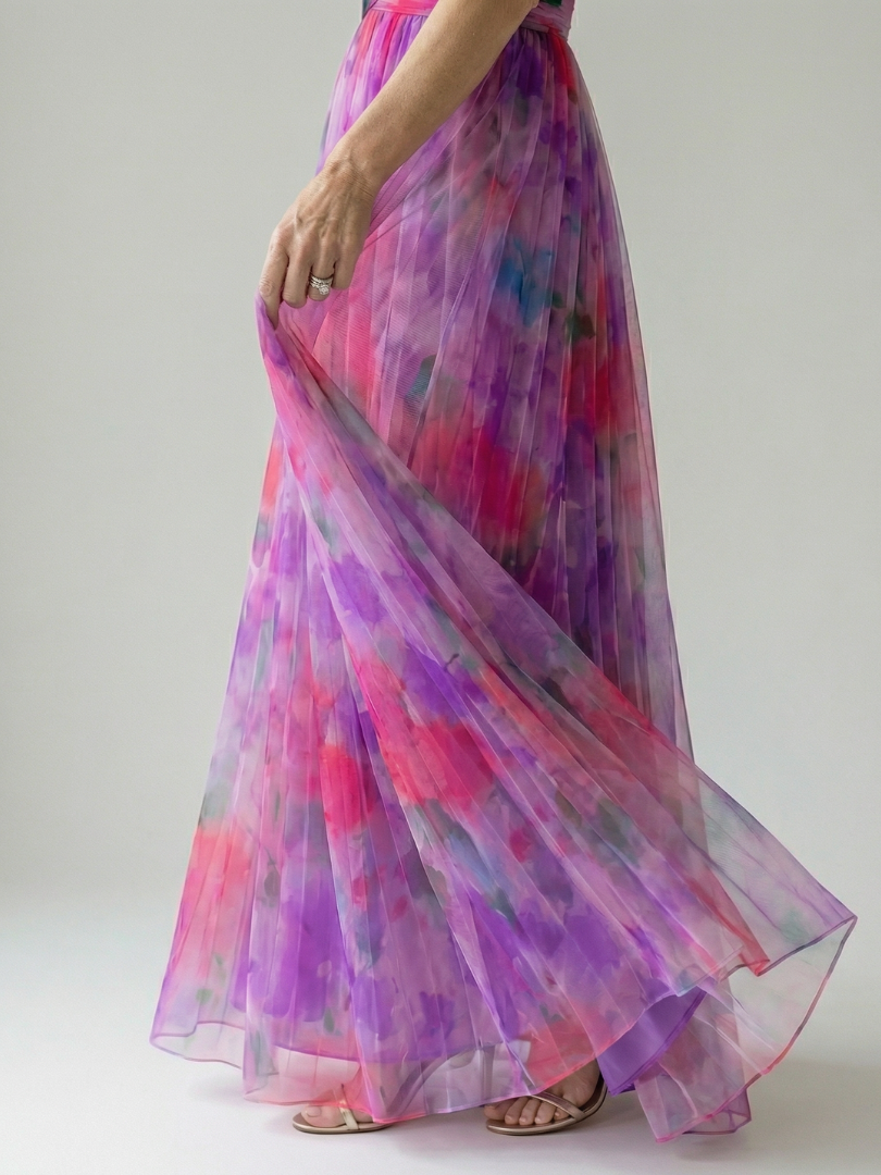 Chloé | Robe Maxi à Enveloppe Douce Isel