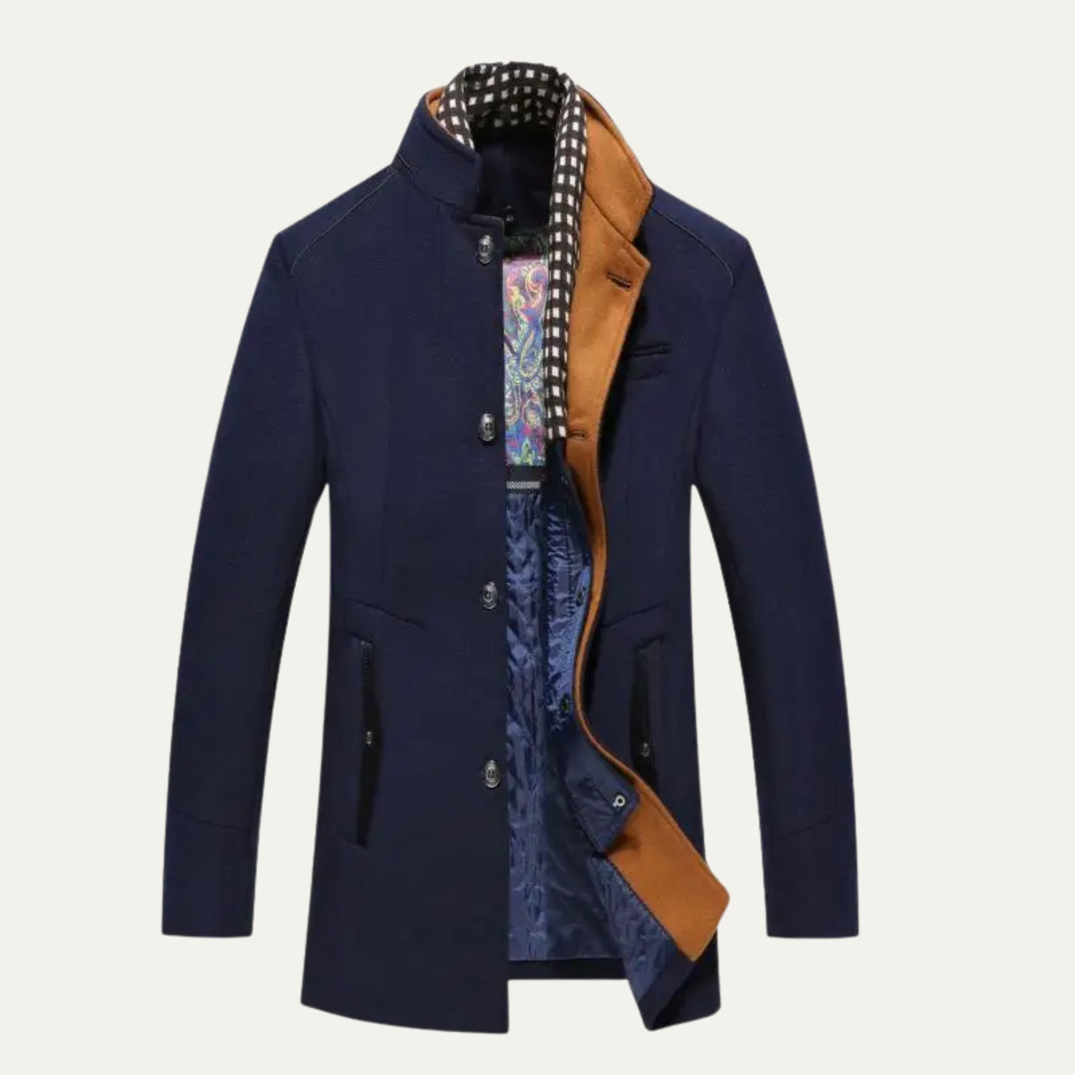 Alcide | Trench en laine col officier