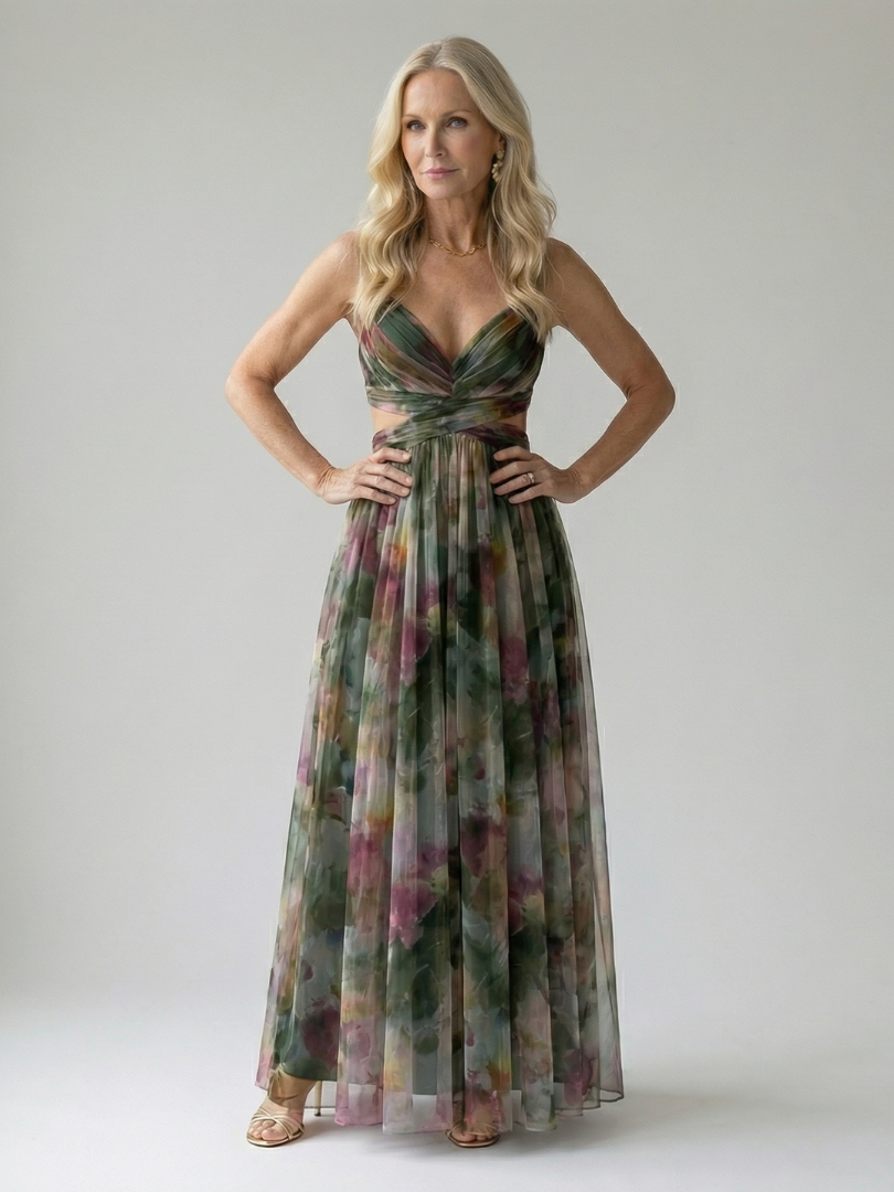 Chloé | Robe Maxi à Enveloppe Douce Isel