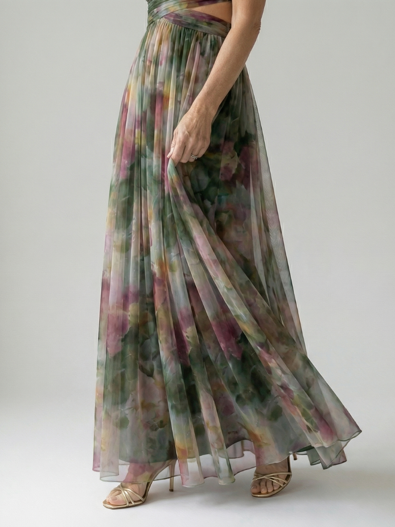 Chloé | Robe Maxi à Enveloppe Douce Isel
