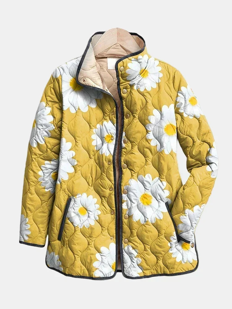 TROUSSEAU | Veste Matelassée aux Marguerites Élise