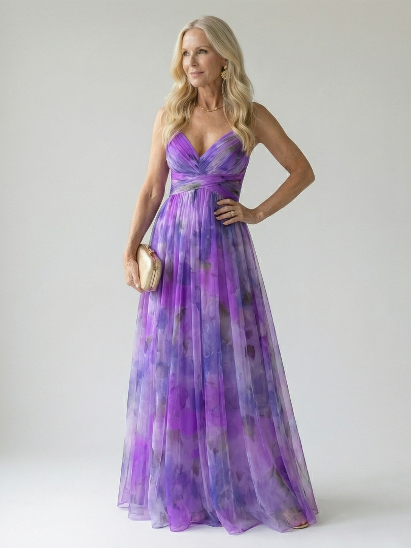 Chloé | Robe Maxi à Enveloppe Douce Isel