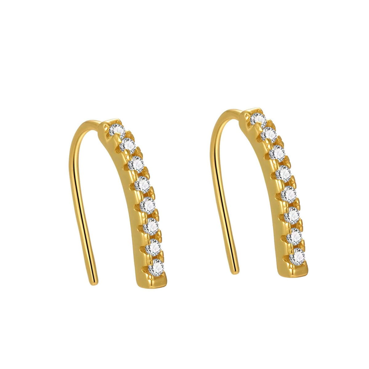 Yolande | Boucles linéaires en zircon