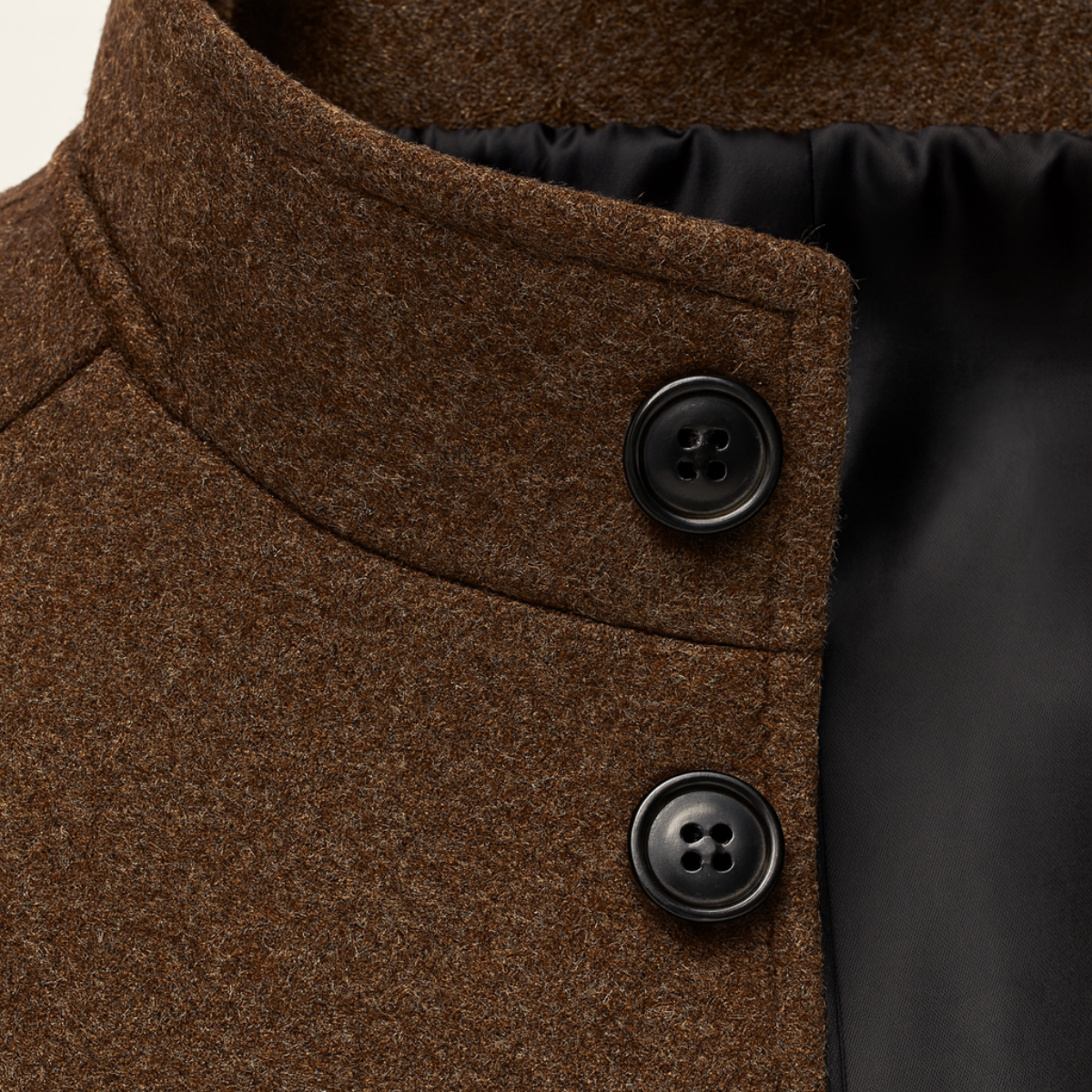 Albert | Manteau doublé à col montant