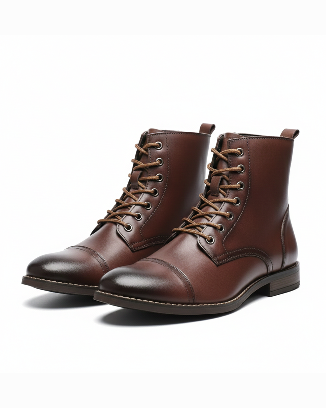 Lucas | Bottes de ville brunies pour homme