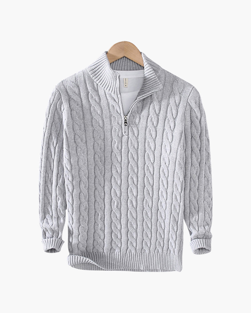 Dorian | Pull demi-zip en coton
