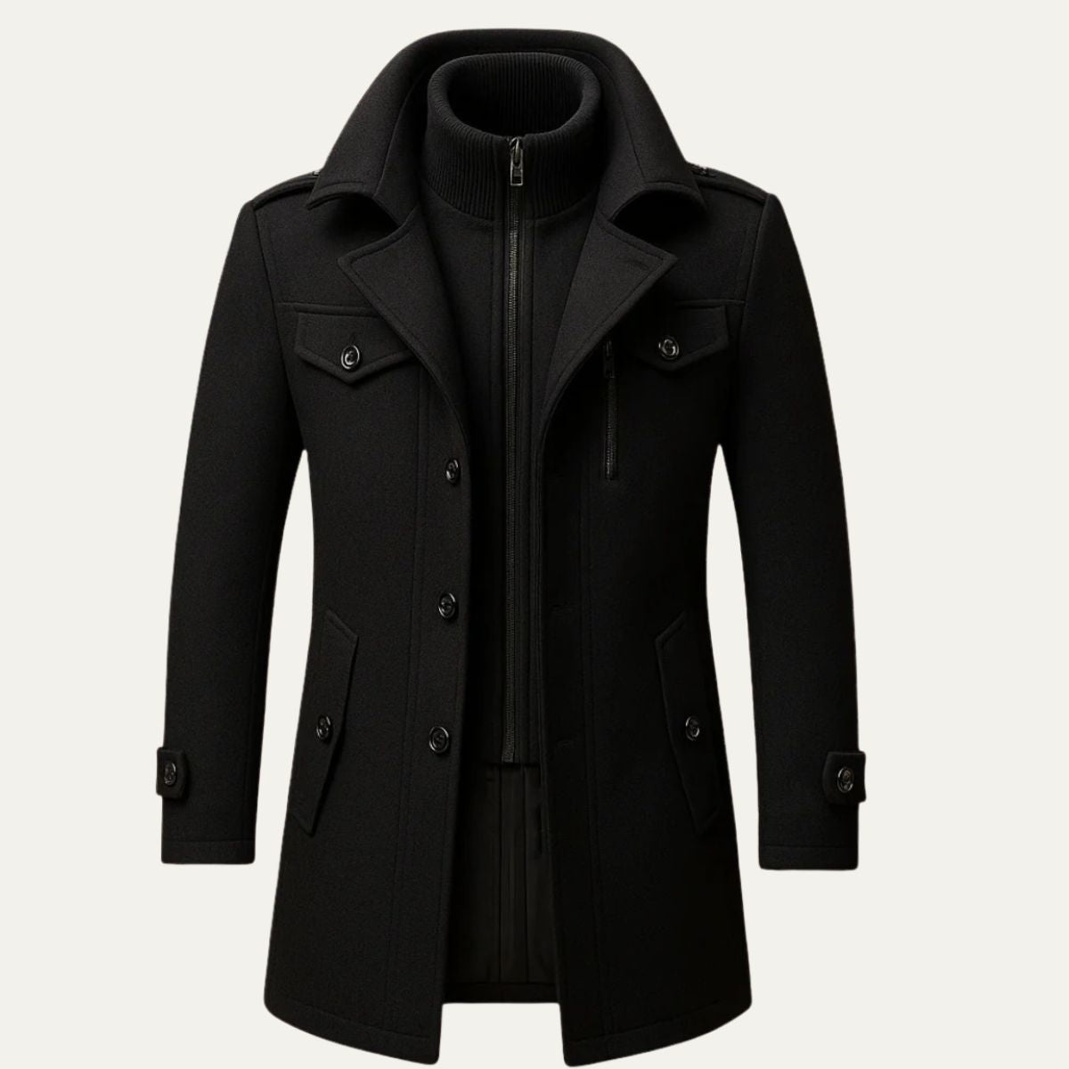 Anselme | Manteau à double épaisseur