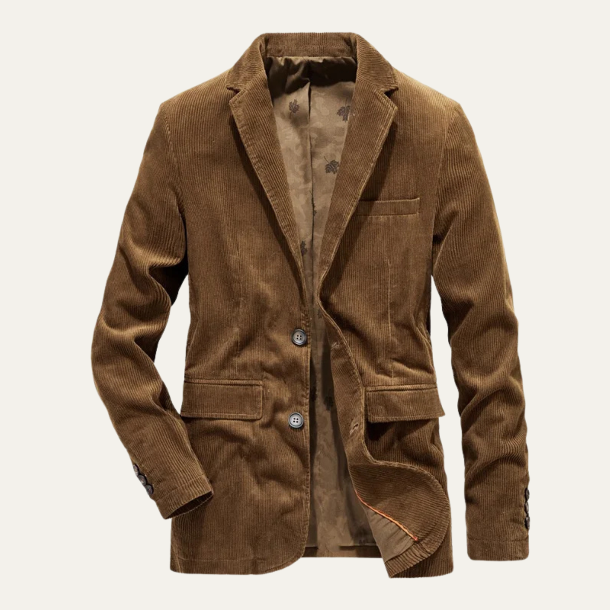 Calixte | Blazer côtelé à poches plaquées