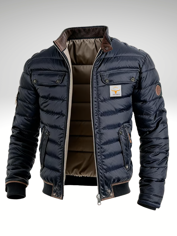 Valentin | Veste mi-saison à col contrasté