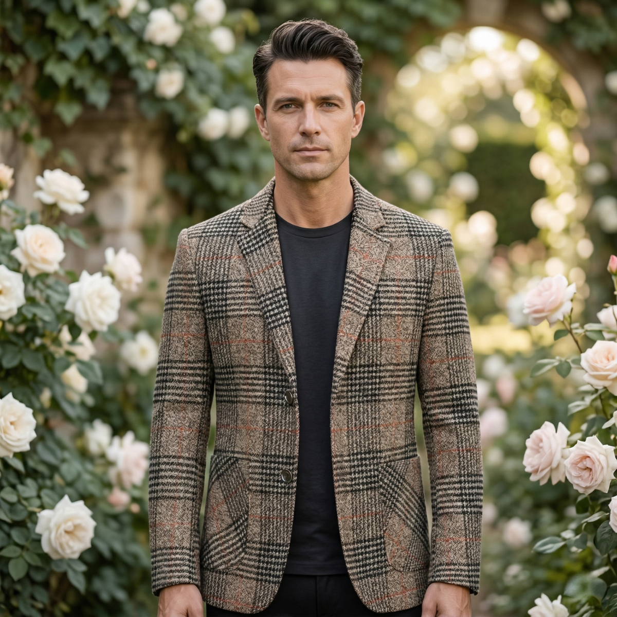 Clotaire | Blazer à carreaux esprit tweed