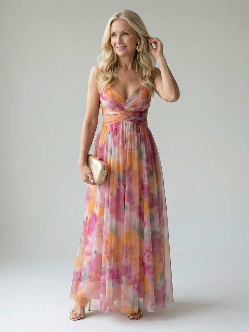 Chloé | Robe Maxi à Enveloppe Douce Isel