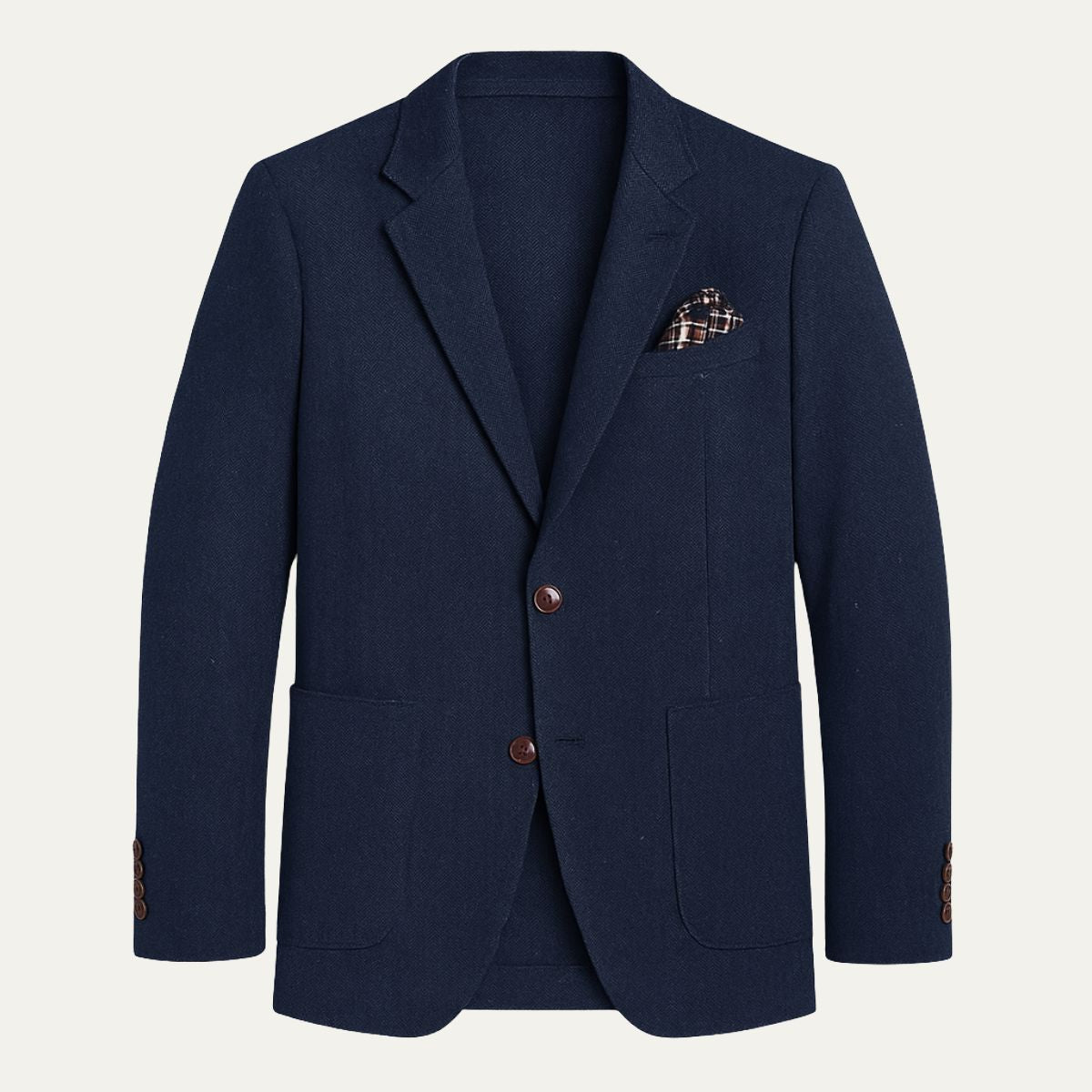 Clovis | Blazer chevrons col cranté