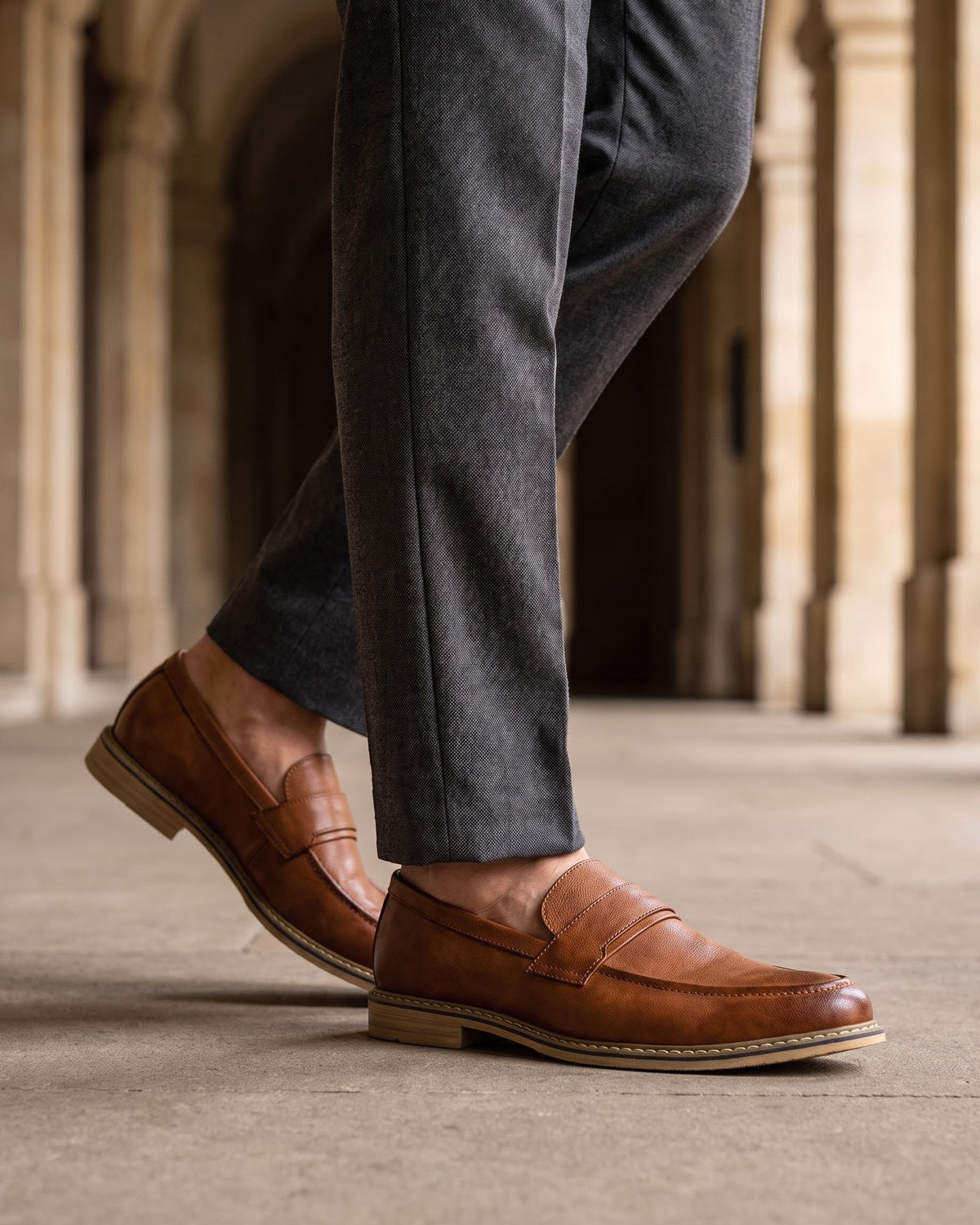 Philippe | Mocassin en cuir lisse