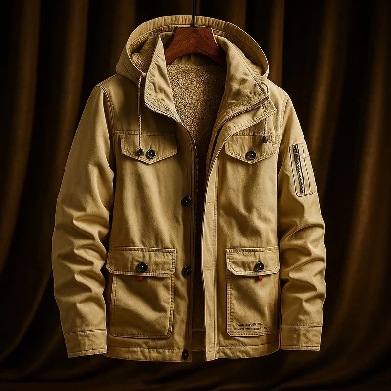 Marin | Veste urbaine à capuche