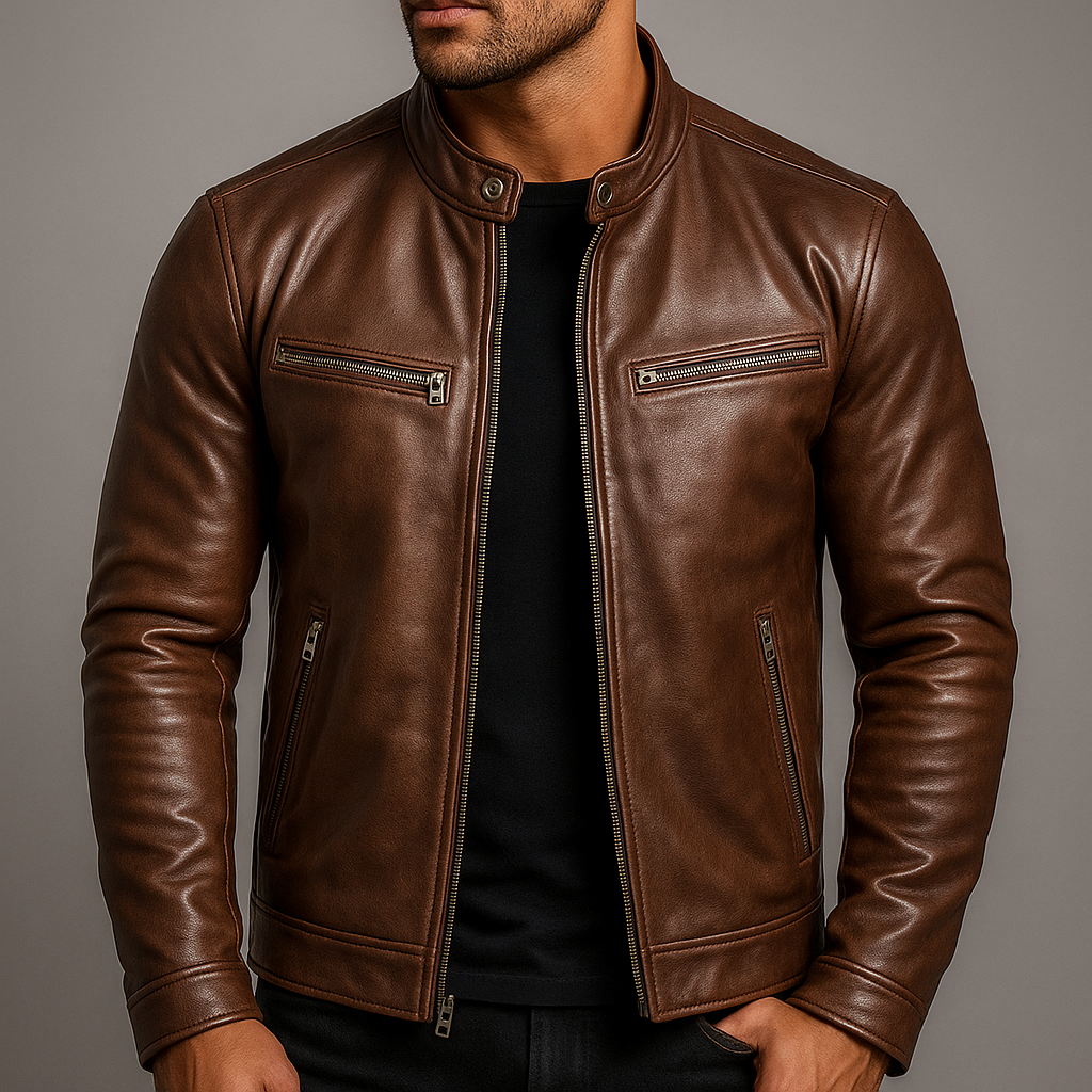 Gabriel | Veste en cuir vintage au charme intemporel