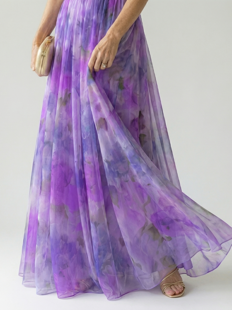 Chloé | Robe Maxi à Enveloppe Douce Isel