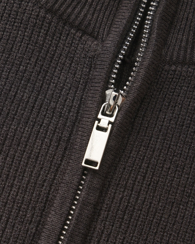 Diego | Pull demi-zip côtelé