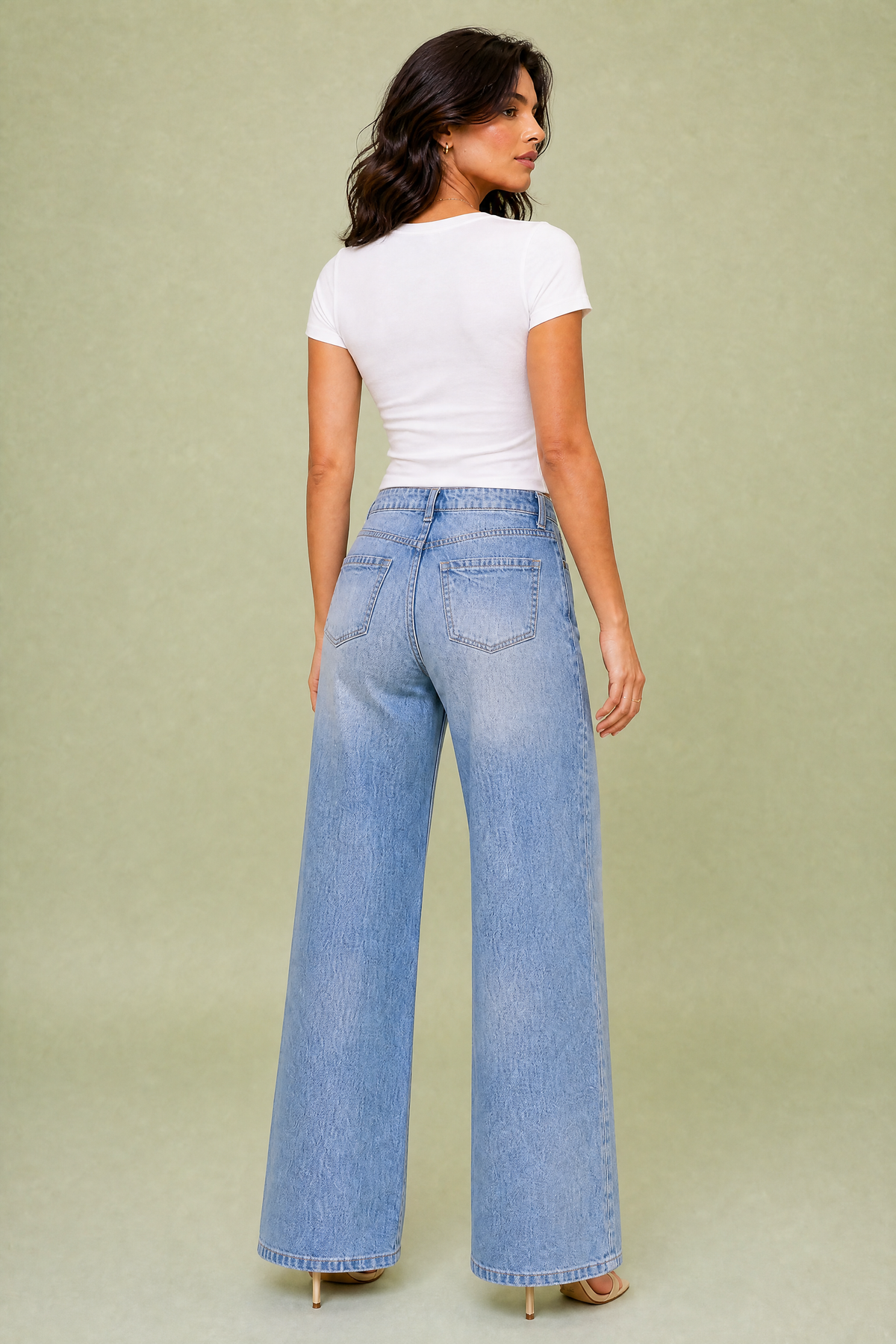 Ilona | Jean large allure rétro