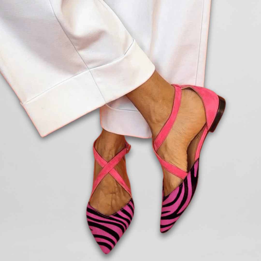 Roxane | Ballerine à brides croisées