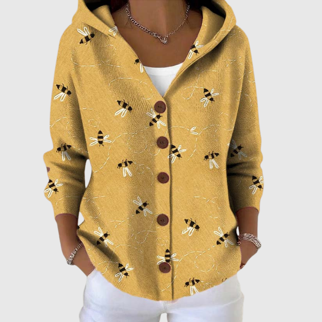 Isabella | Veste en maille à capuche élégante et polyvalente