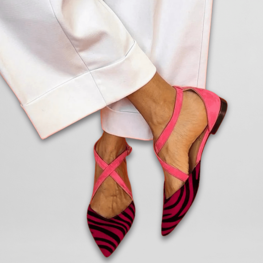 Roxane | Ballerine à brides croisées