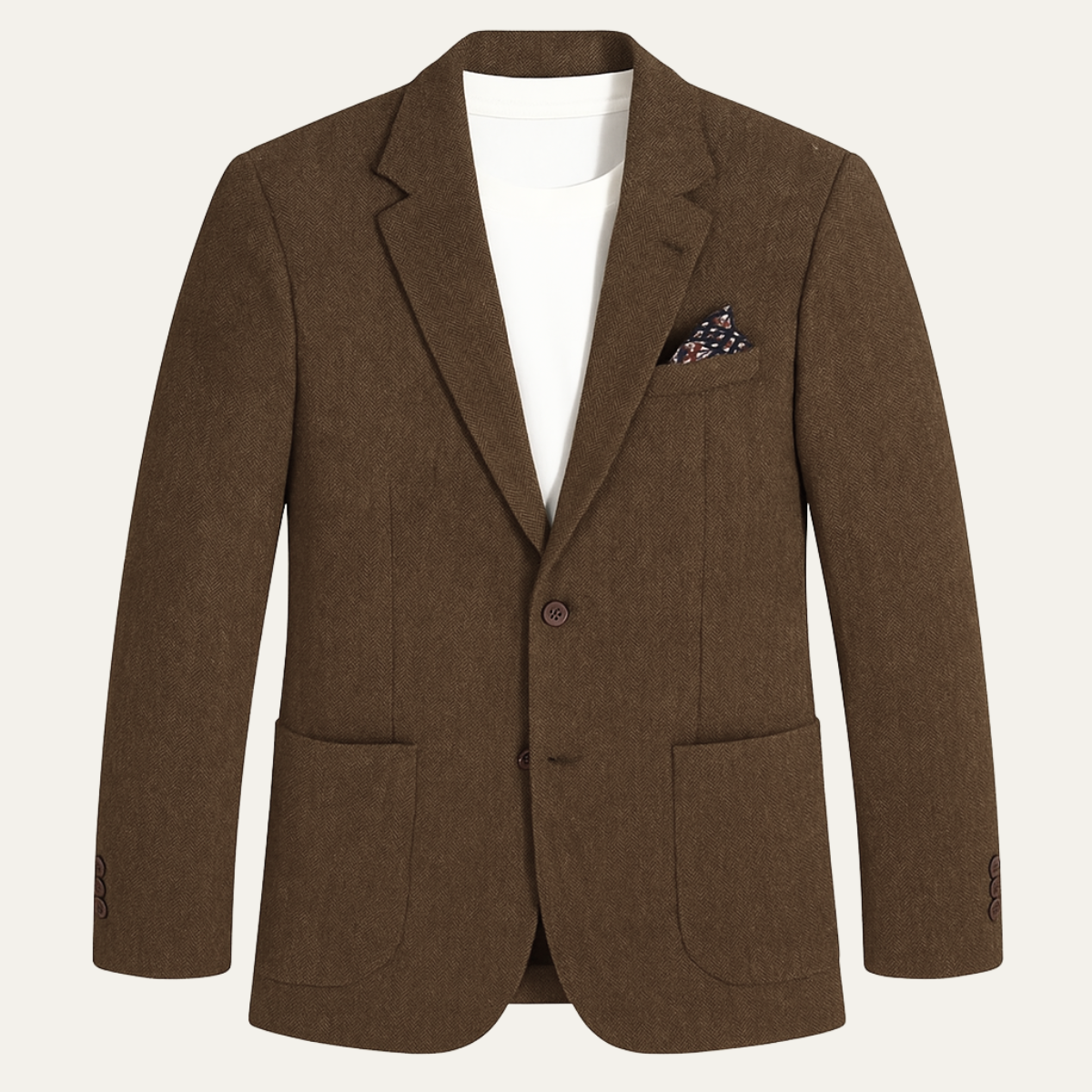 Césaire | Blazer tweed chevrons habillé