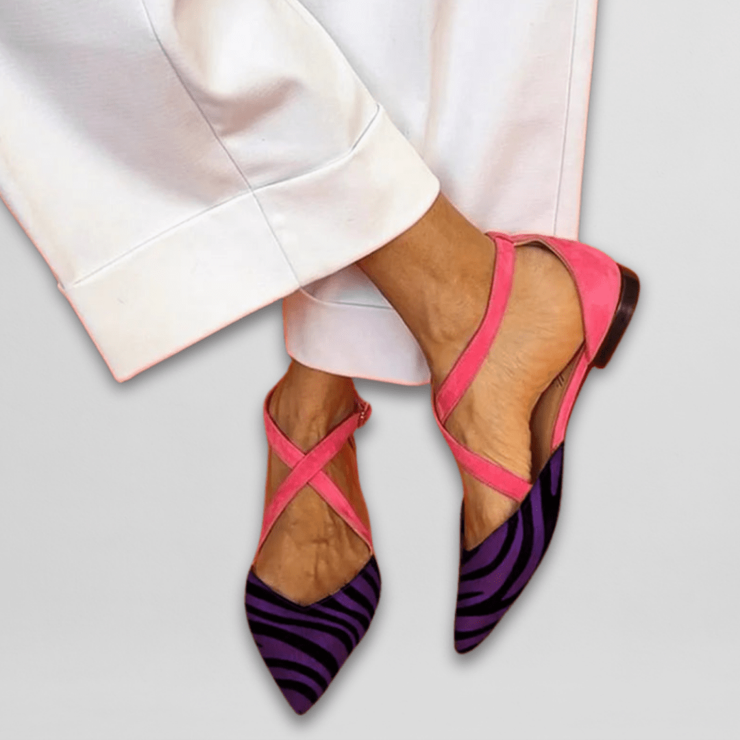 Roxane | Ballerine à brides croisées
