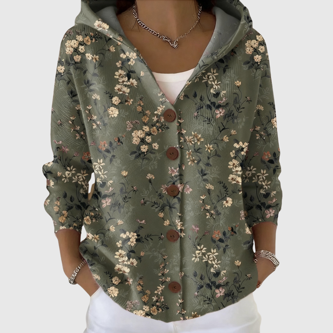 Gloria | Veste en maille à capuche élégante et polyvalente