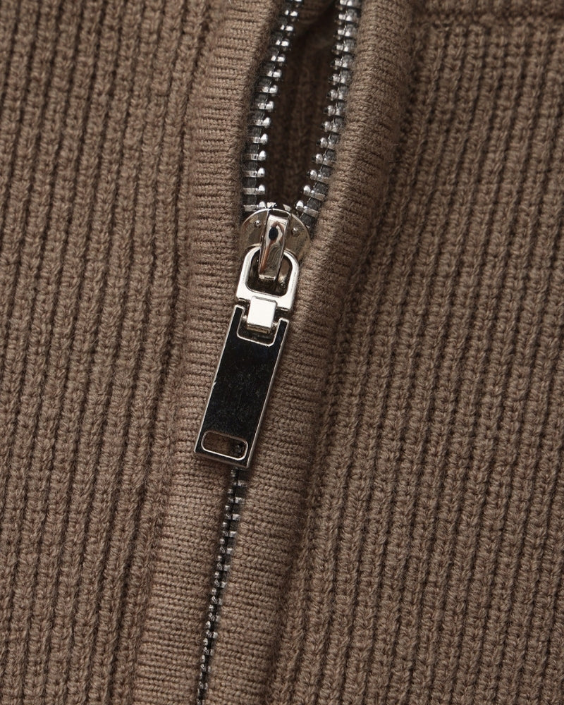 Diego | Pull demi-zip côtelé
