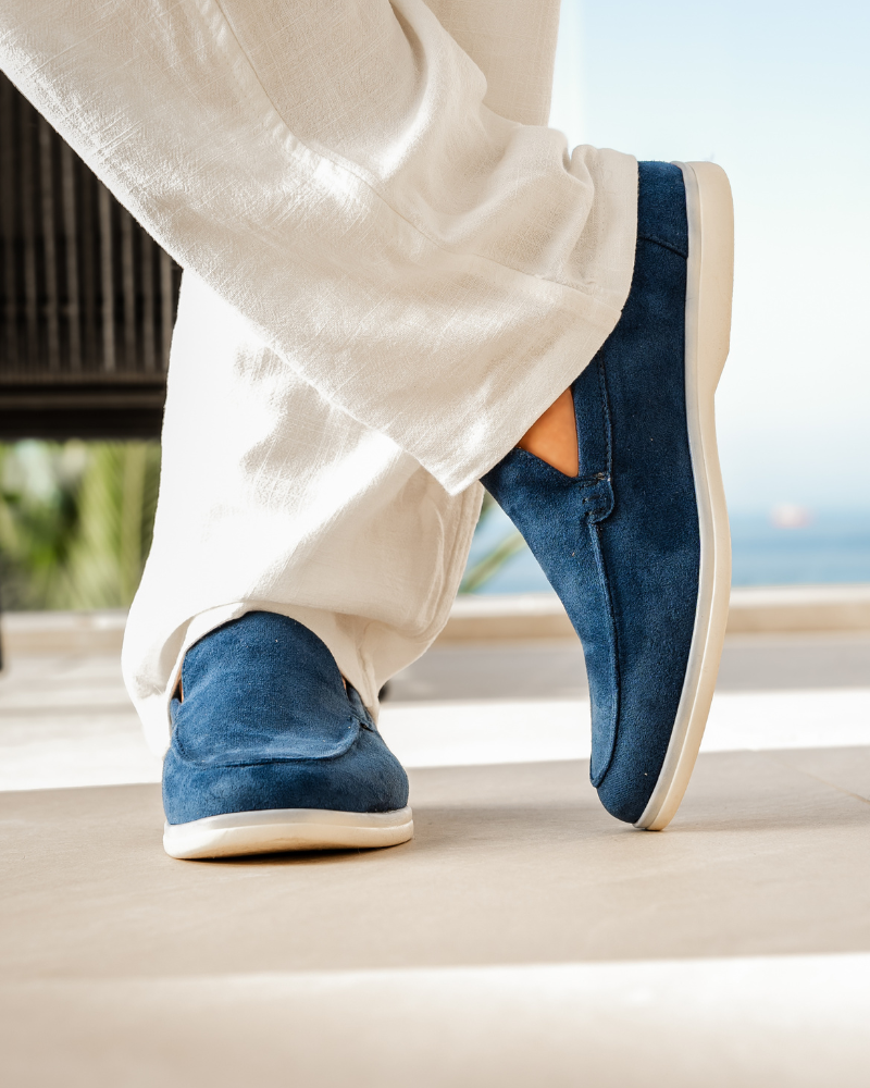 Théo | Mocassins en cuir suédé