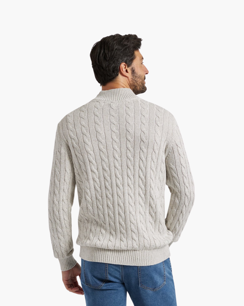 Dorian | Pull demi-zip en coton