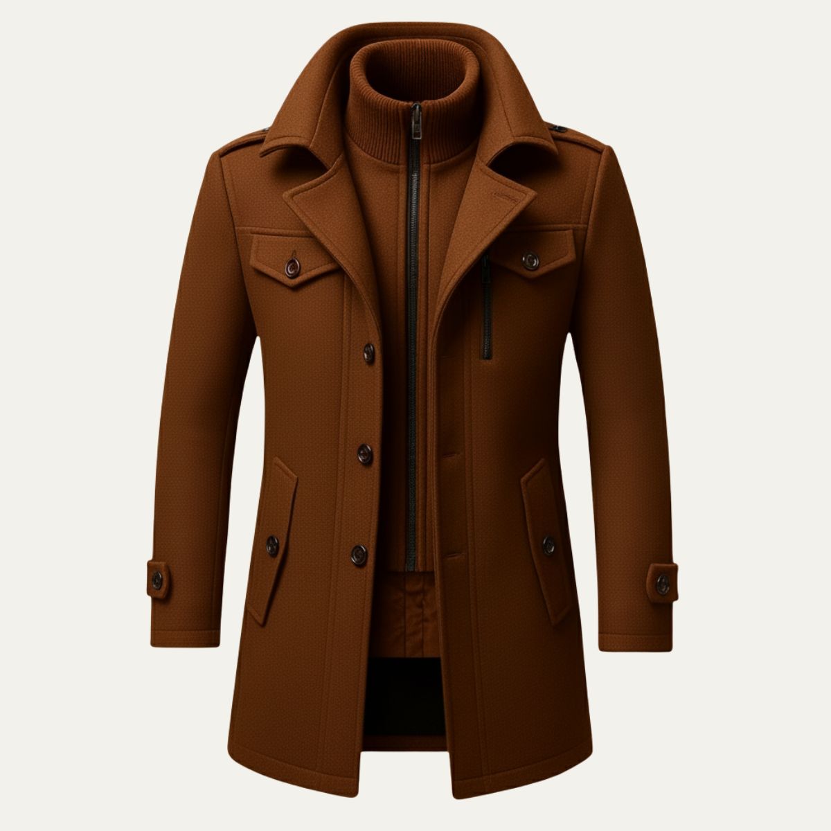 Anselme | Manteau à double épaisseur