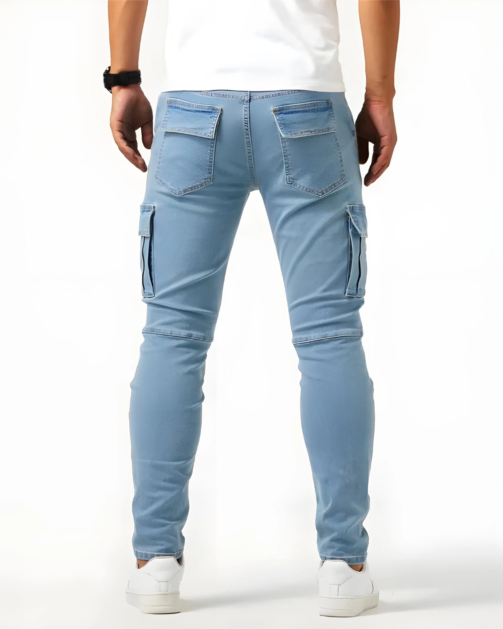 Hervé | Pantalon cargo stretch