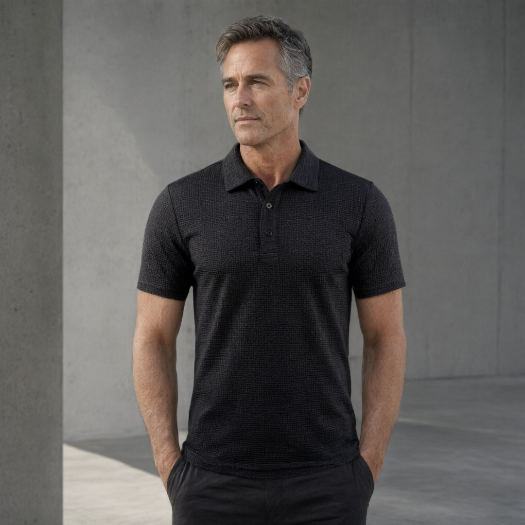 Étienne | Polo Texturé au Tissage Raffiné