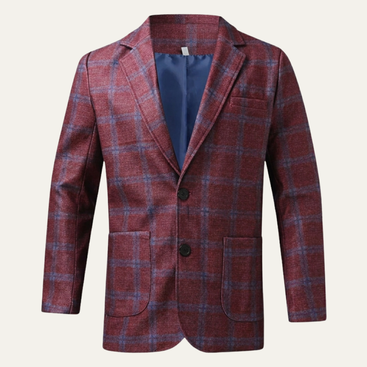 Constantin | Blazer écossais coupe ajustée