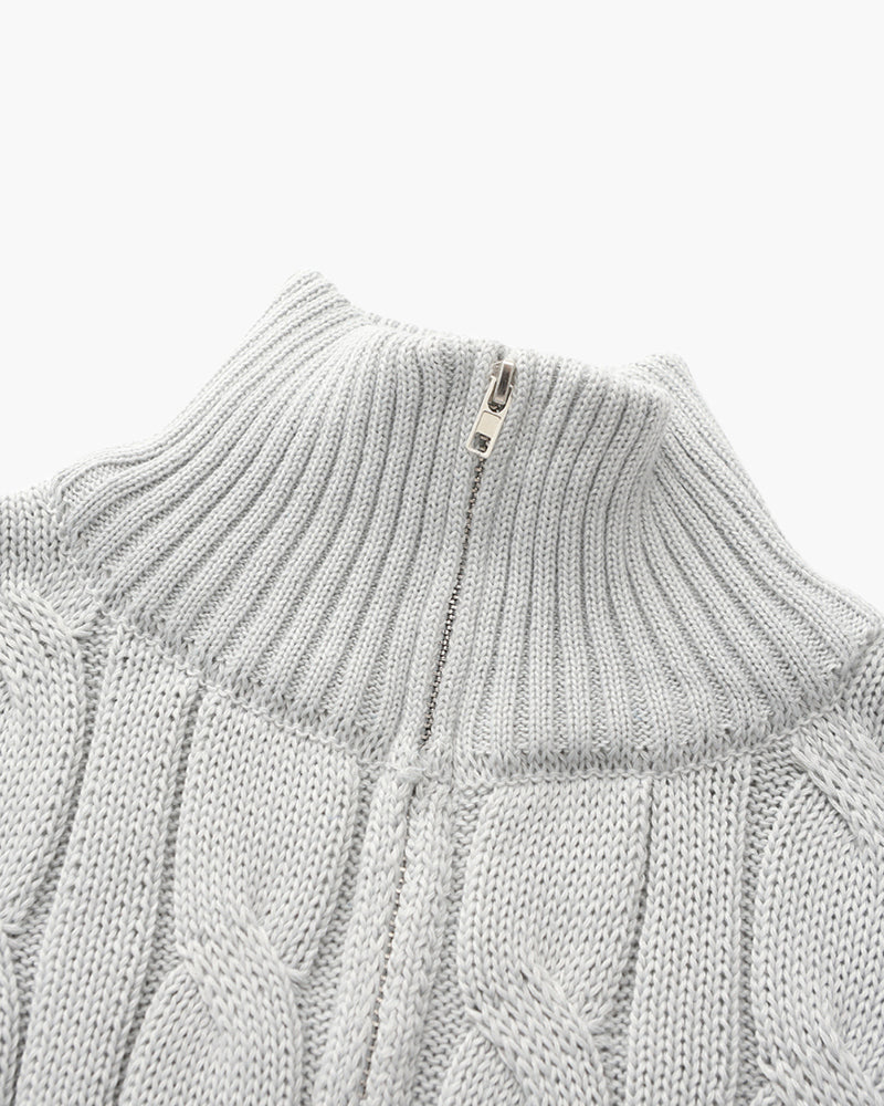 Dorian | Pull demi-zip en coton