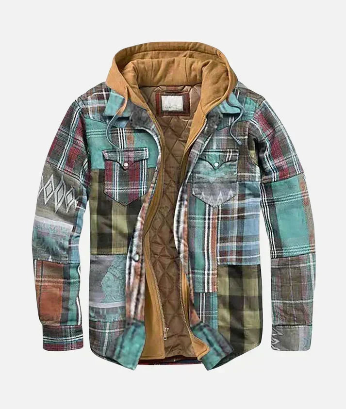 Vincent | Veste patchwork à carreaux