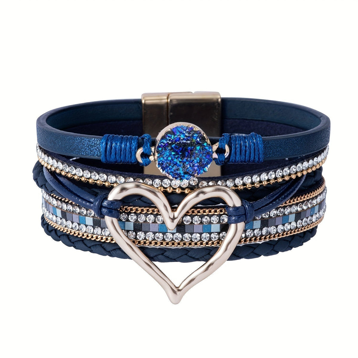 Bracelet Bohème Multirang en Cuir