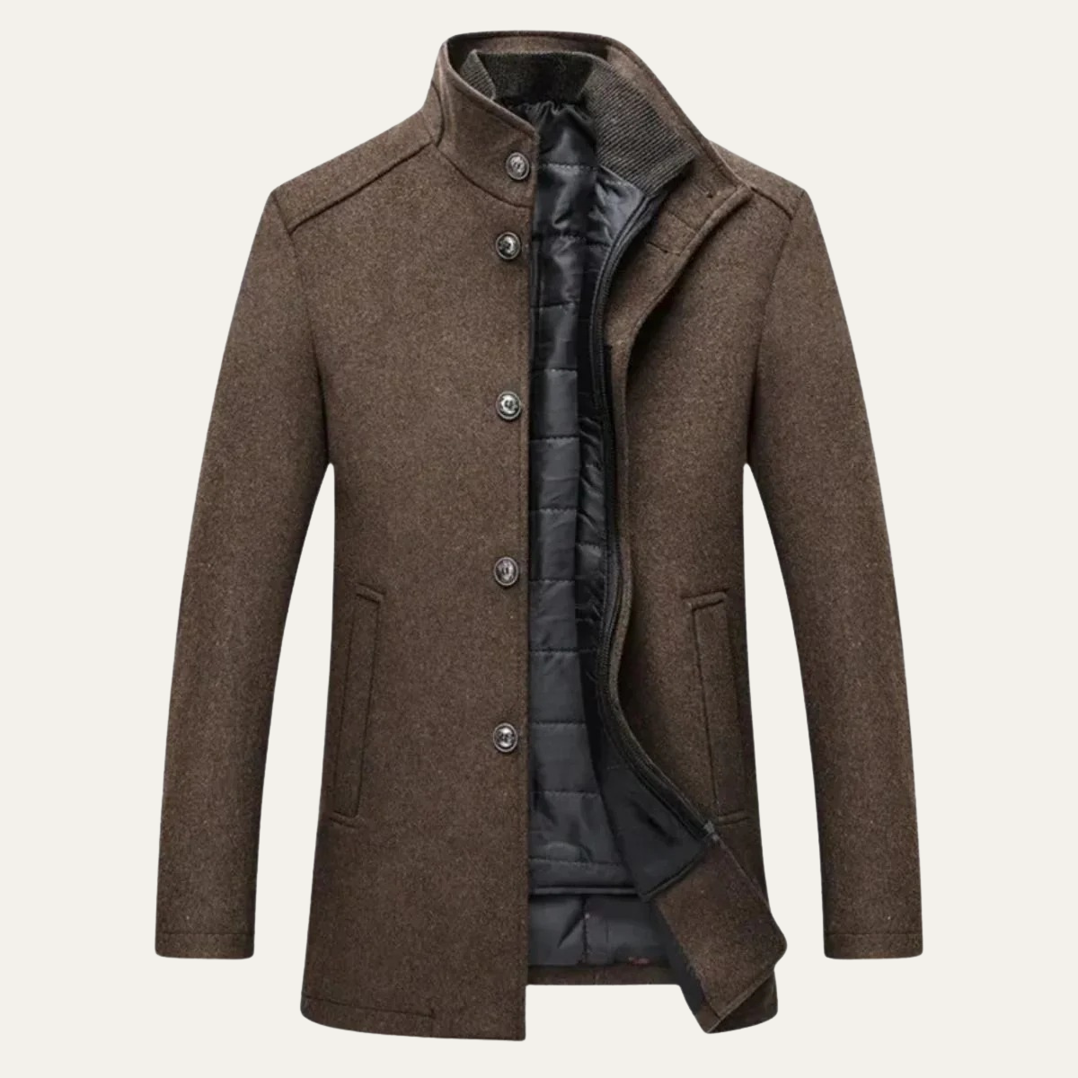 Aimé | Trench long en laine mélangée