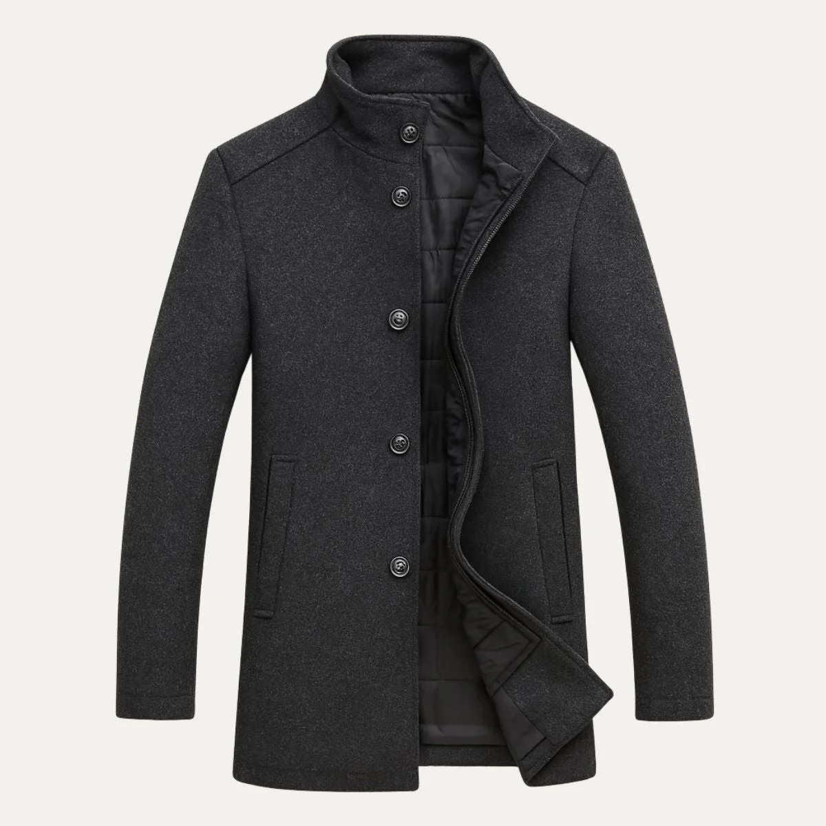 Aimé | Trench long en laine mélangée