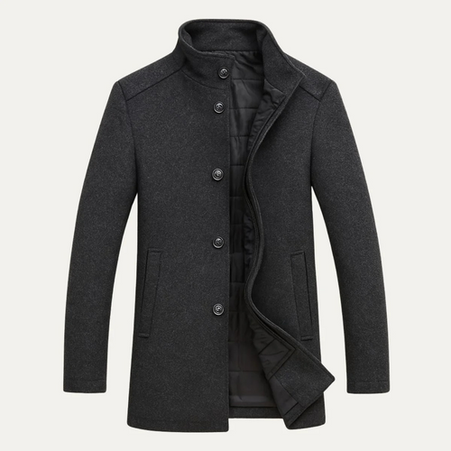 Aimé | Trench long en laine mélangée